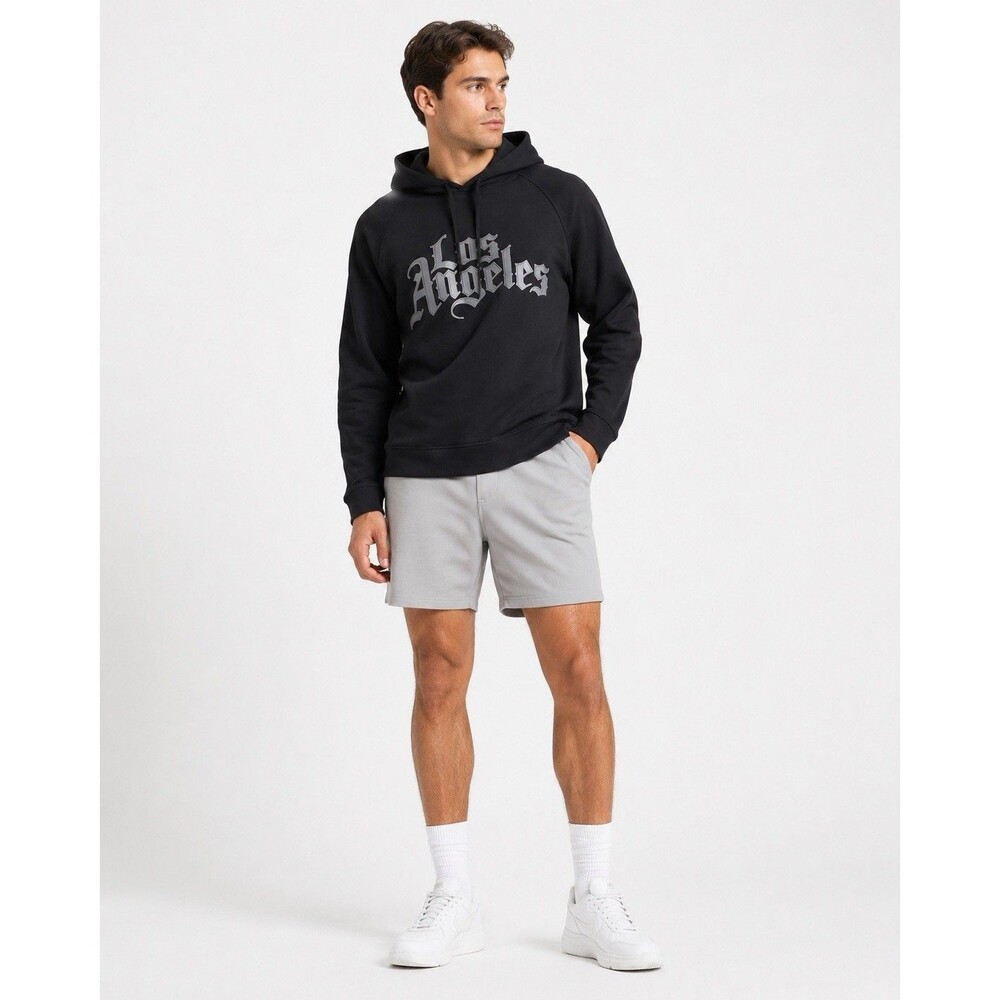 Lululemon Los Angeles City Sweat Pullover Hoodie Mens M Black LA Rare Athleisure